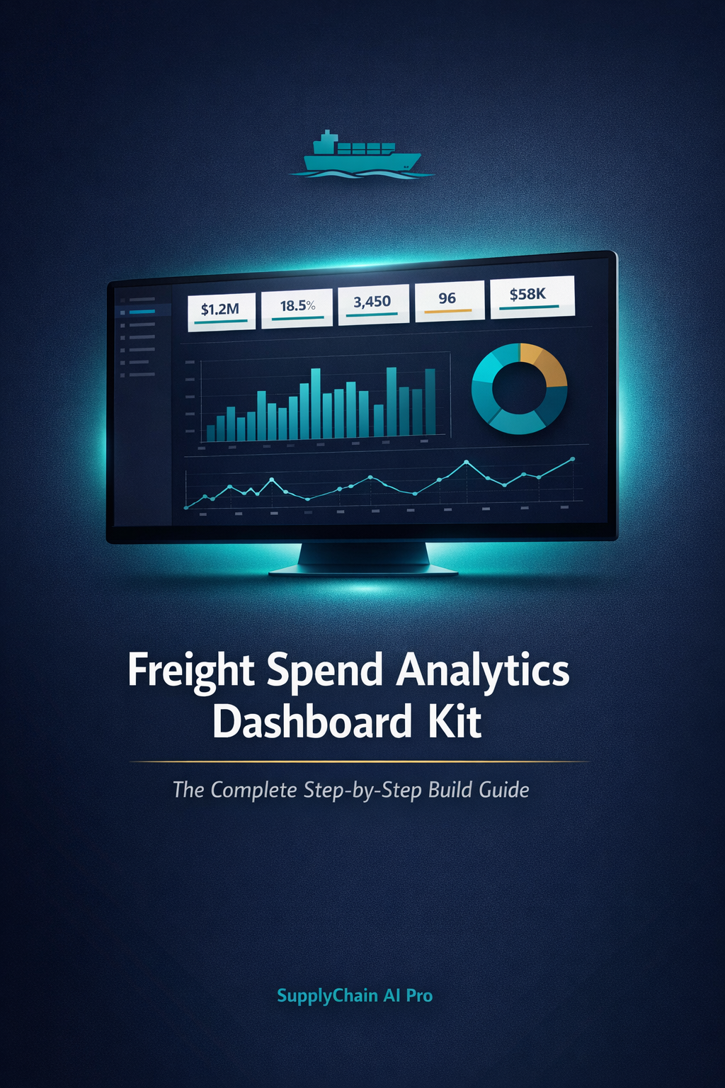 Freight Spend Analytics Dashboard Kit - Supply Chain AI Pro
