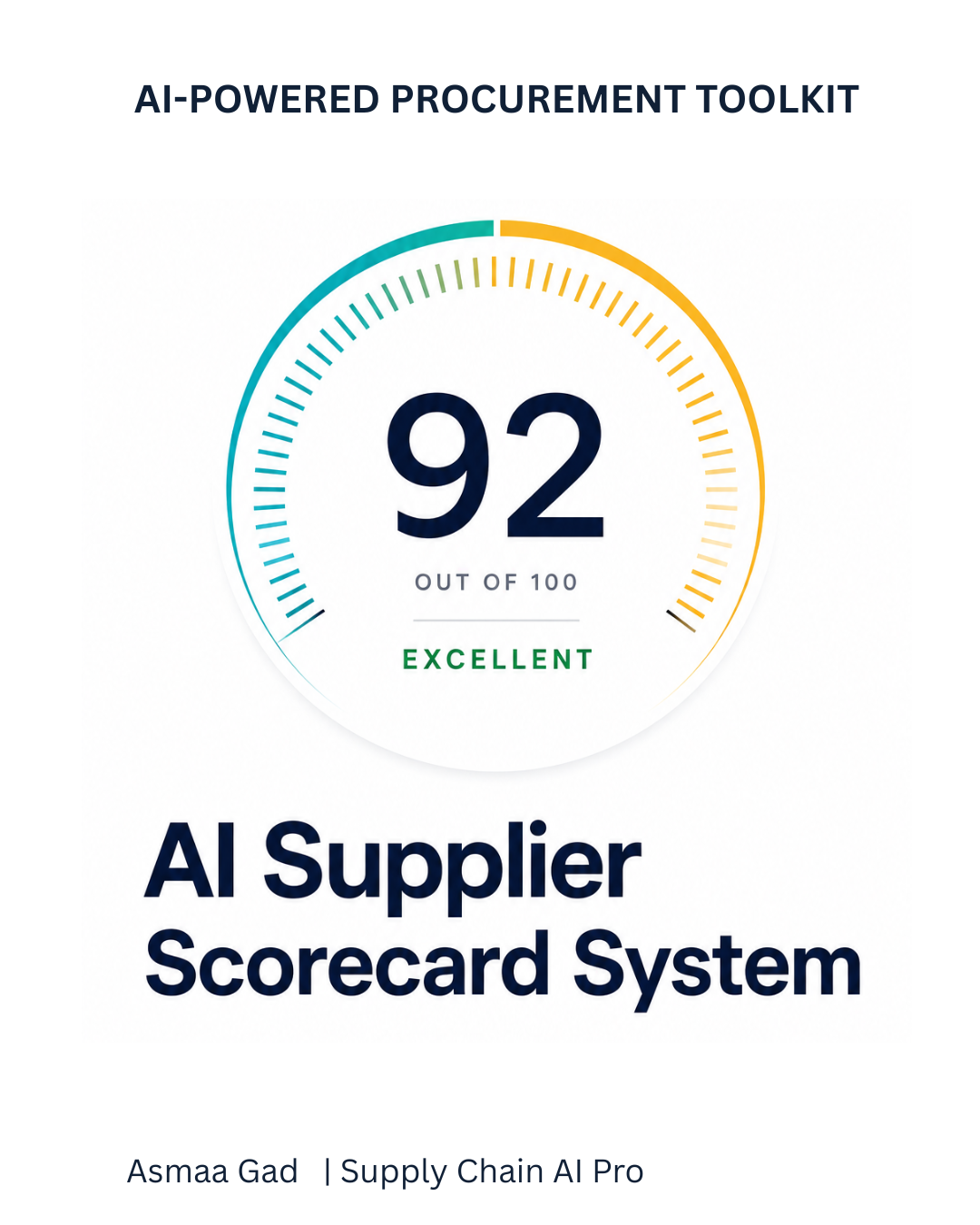 AI Supplier Scorecard System (Free Kit) | SupplyChain AI Pro